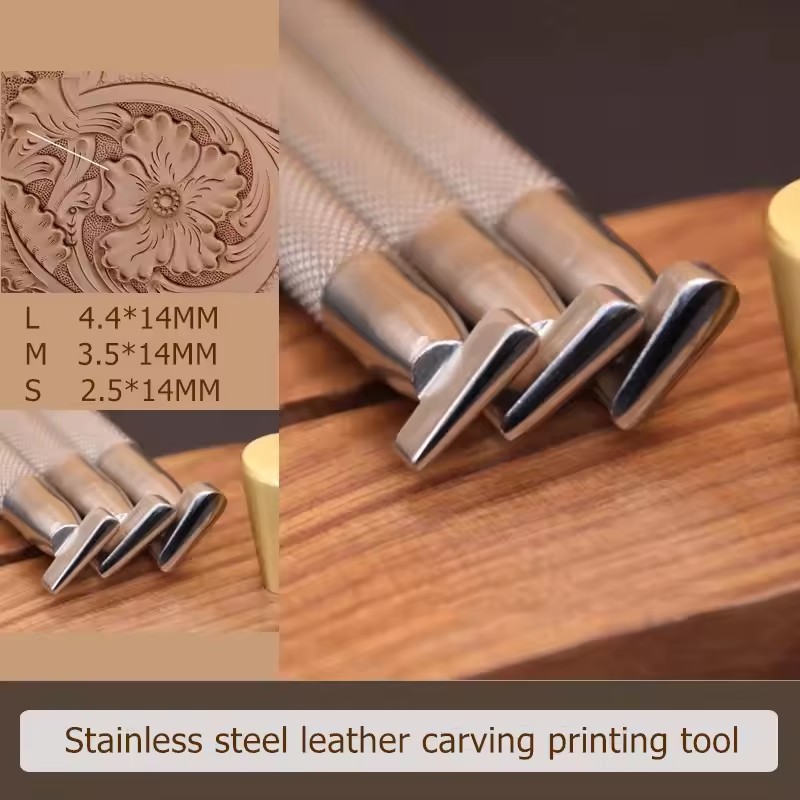 Leather Stamp Set - Zestaw stempli do arabezy z odciskiem