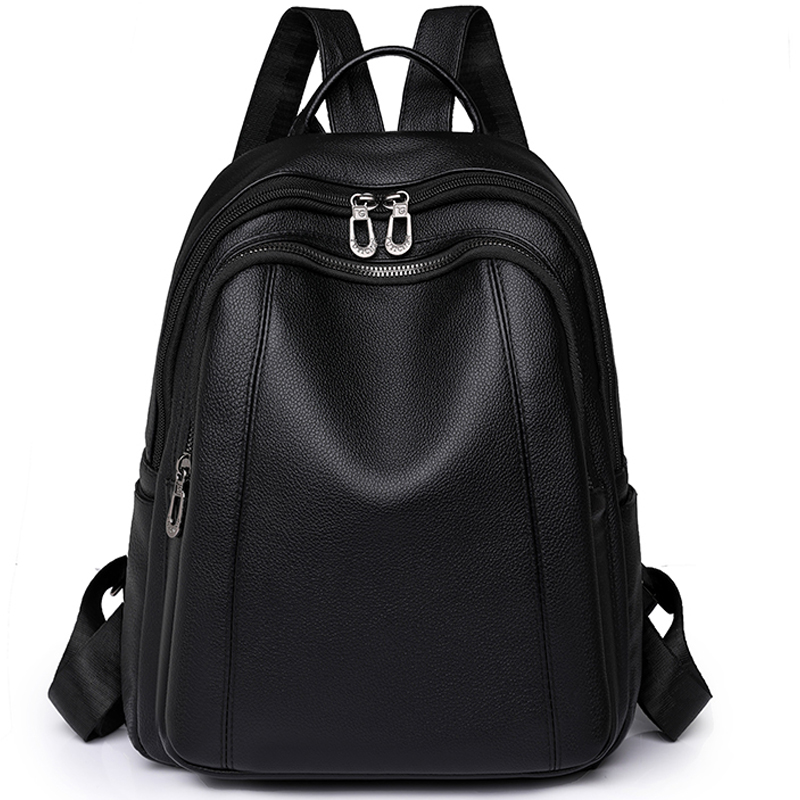 Leather Work Backpack - Wysokiej jakości skórzany plecak damski plecaki