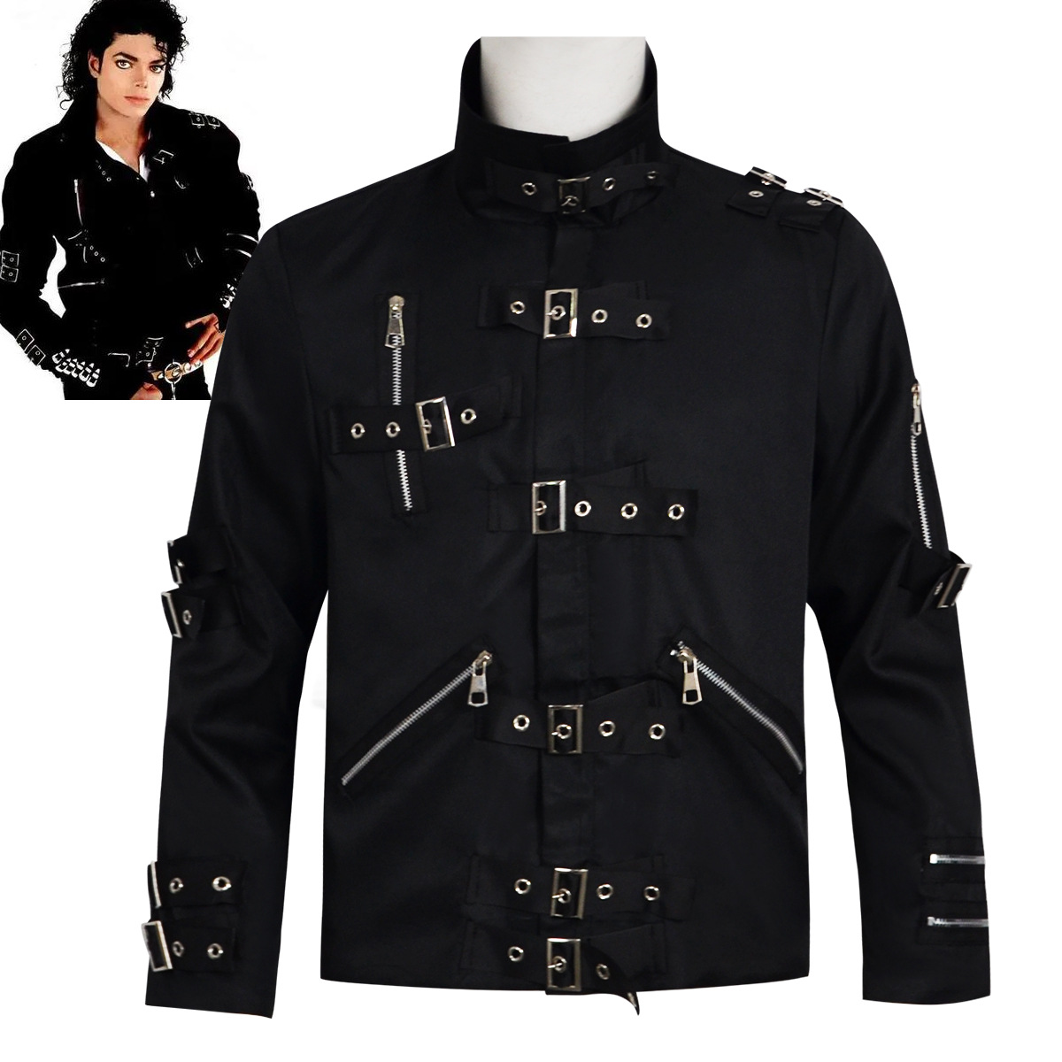 Leather Work Vest - Kurtka skórzana Punk Heavy Metal V8