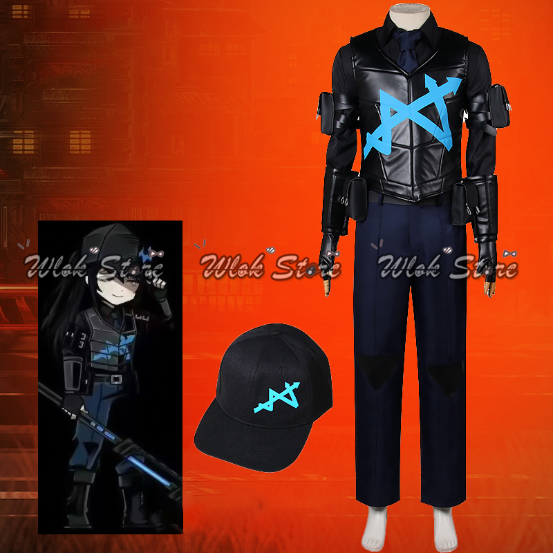 Leather Work Vest - Gra Limbus Company Cosplay Hong Lu