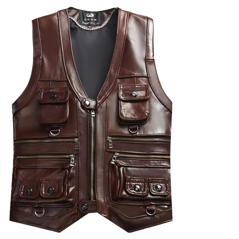 2023 skóra bydlęca kamizelka z – Leather Work Vest recenzja i cena