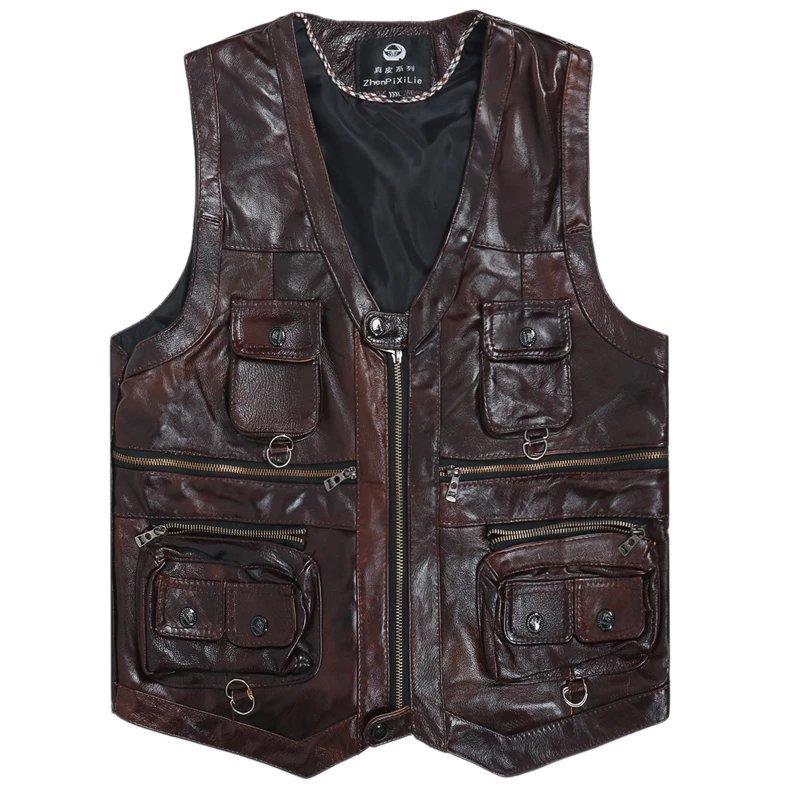 2023 skóra bydlęca kamizelka z – Leather Work Vest recenzja i cena