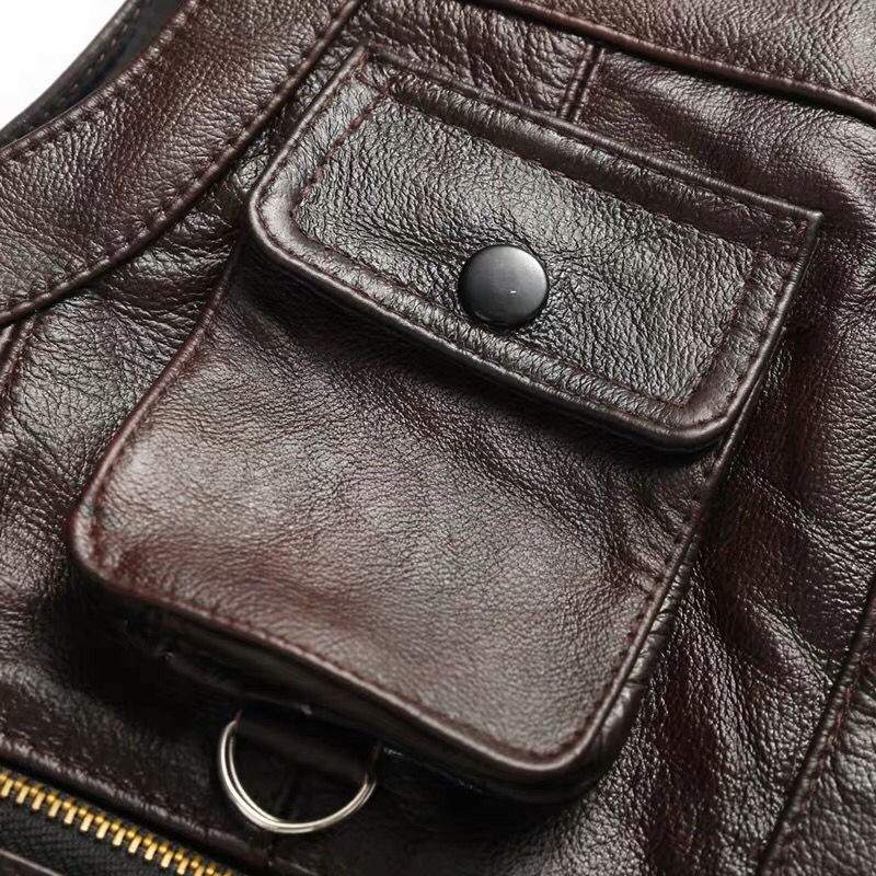 2023 skóra bydlęca kamizelka z – Leather Work Vest recenzja i cena