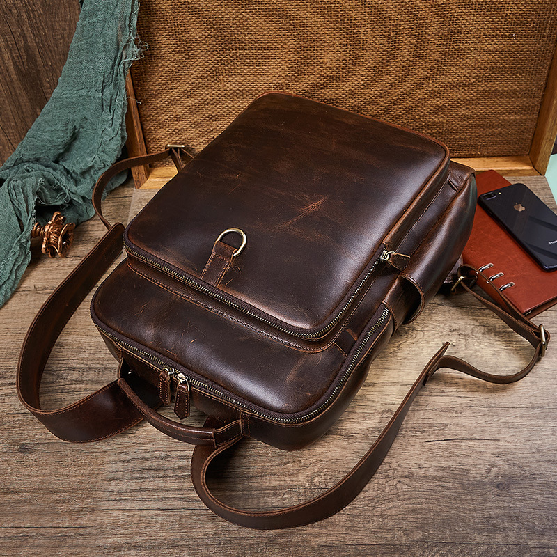Męski plecak na laptopa z wosk – Leather Work Backpack recenzja i cena