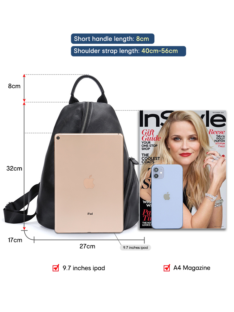 Zency damski plecak z prawdziw – Leather Work Backpack recenzja i cena