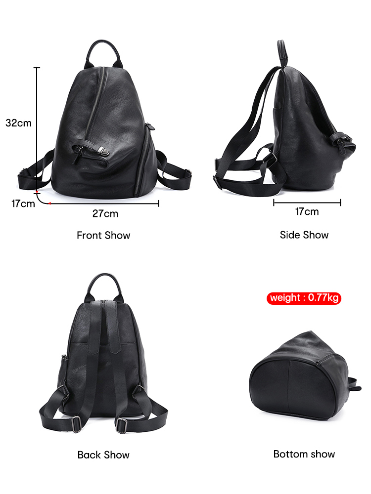 Zency damski plecak z prawdziw – Leather Work Backpack recenzja i cena