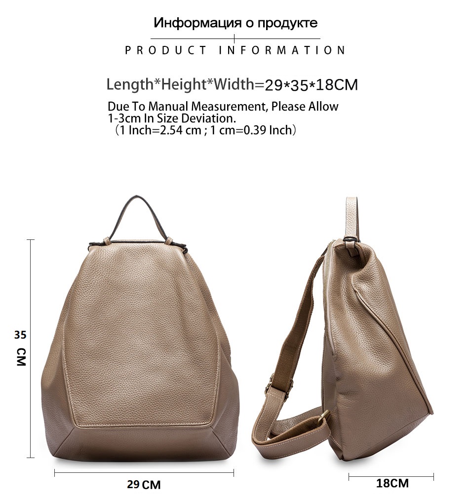 Zency Damski Plecak Antykradzi – Leather Work Backpack recenzja i cena