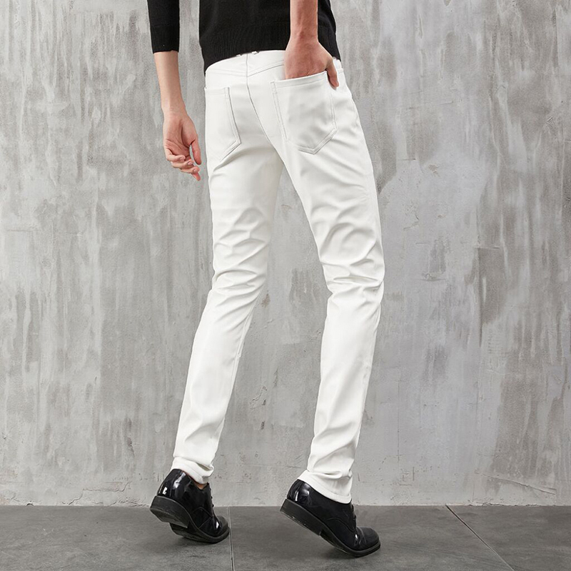 Męskie spodnie skórzane Skinny – Leather Work Pants recenzja i cena