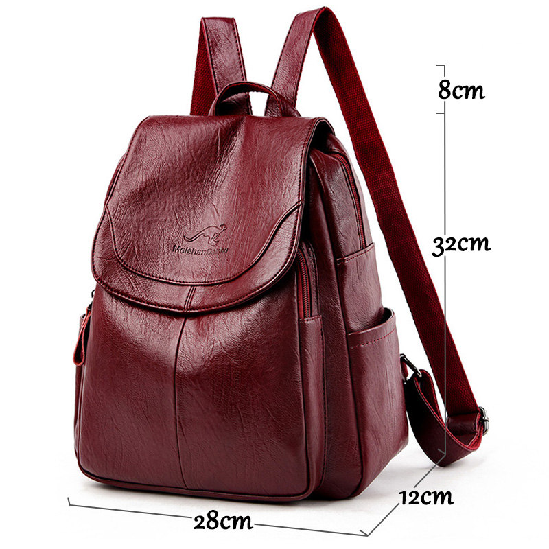 9 kolorów kobiet miękkie skórz – Leather Work Backpack recenzja i cena