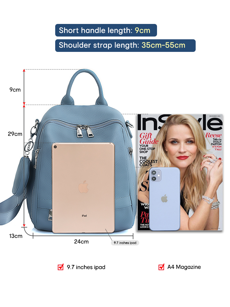Plecak damski Zency z prawdziw – Leather Work Backpack recenzja i cena