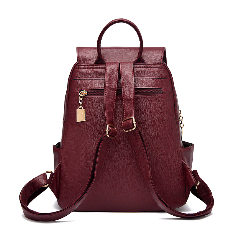 Nowy plecak damski 2026, wysok – Leather Work Backpack recenzja i cena