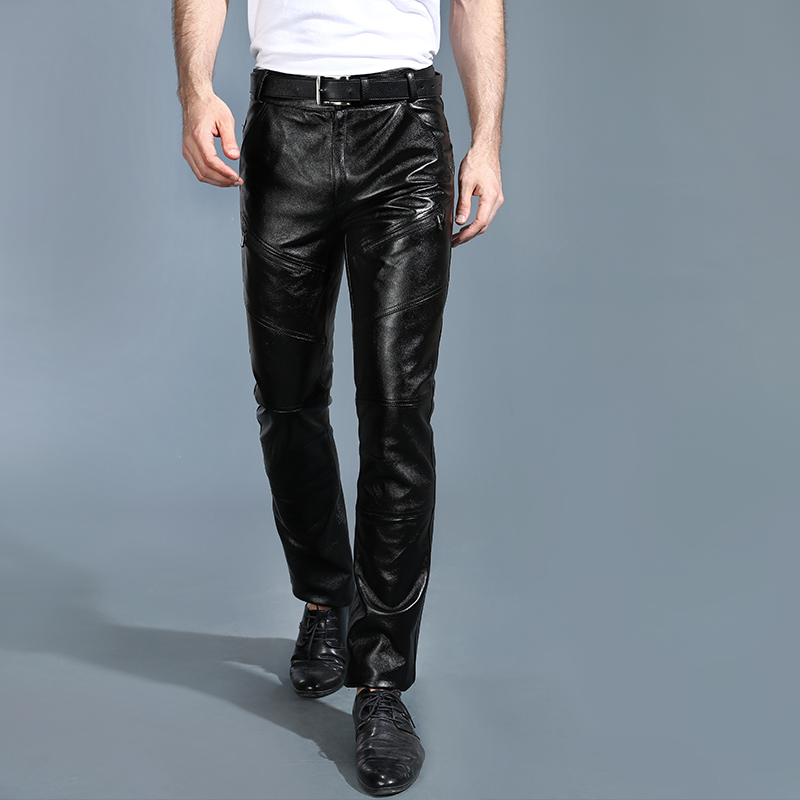 Męskie spodnie młodzieżowe z p – Leather Work Pants recenzja i cena