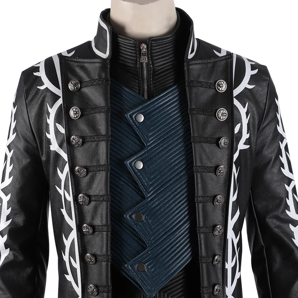 Kostium Cosplay Vergila z gry  – Leather Work Vest recenzja i cena