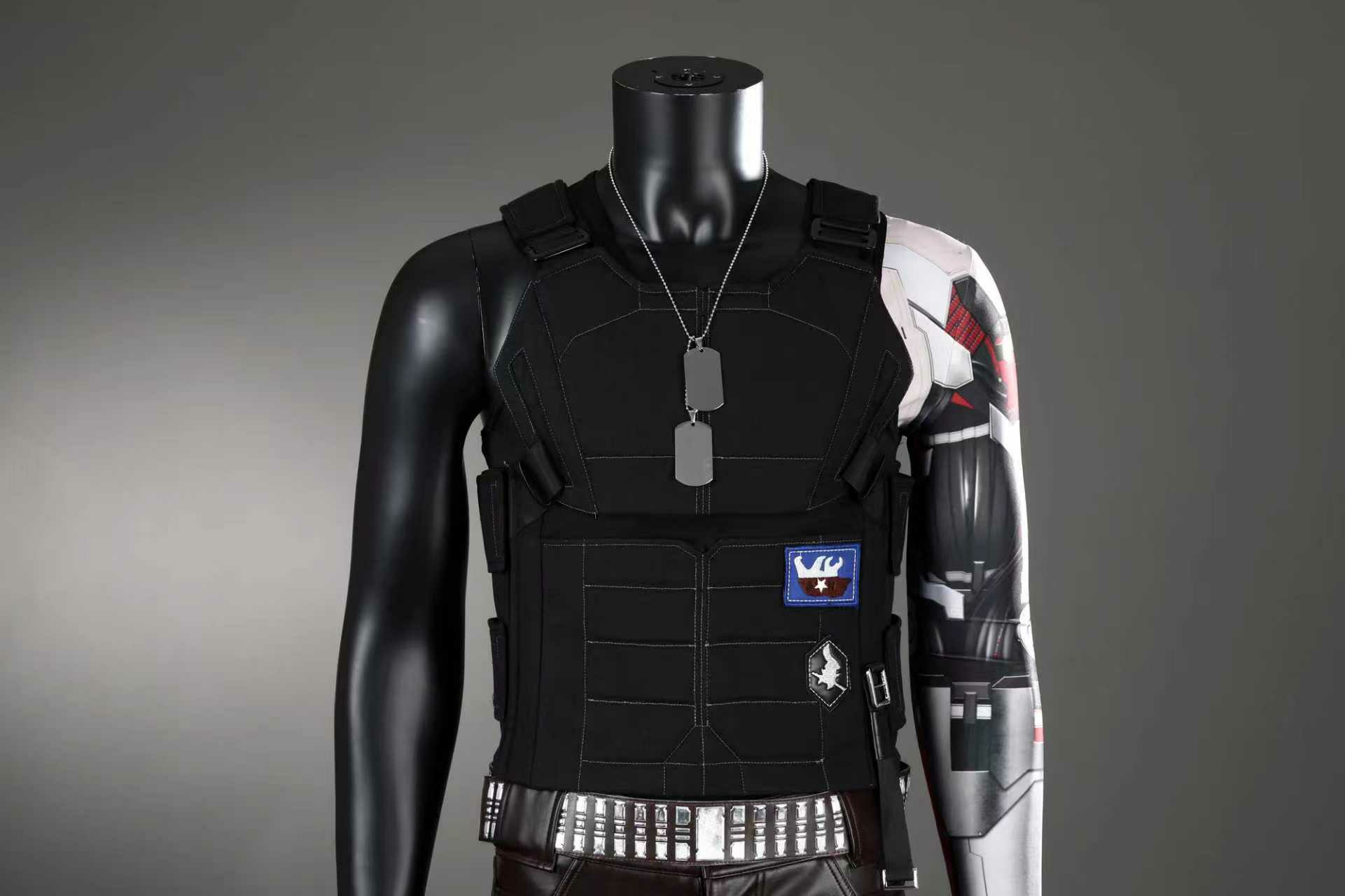 Kostium Cosplay Johnny'ego Sil – Leather Work Pants recenzja i cena