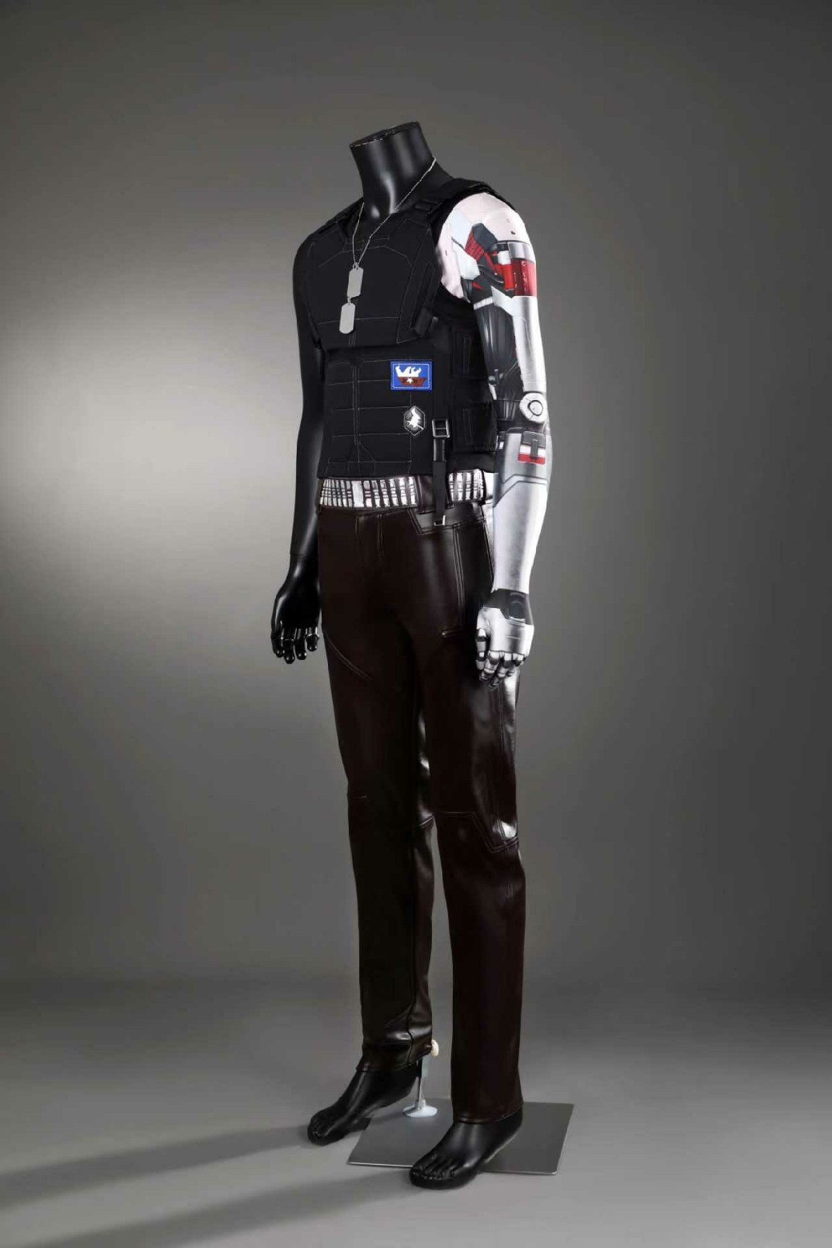 Kostium Cosplay Johnny'ego Sil – Leather Work Pants recenzja i cena