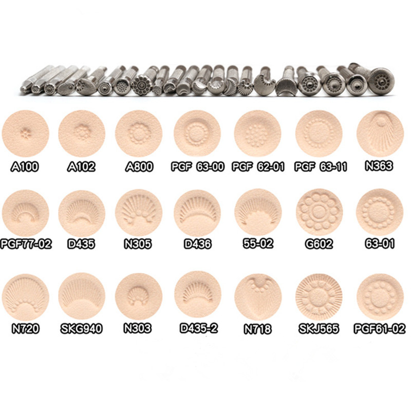 1 szt. DIY skórzane rzemiosło  – Leather Stamp Set recenzja i cena