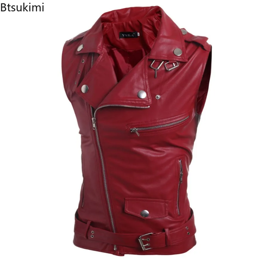 Męska kamizelka z ekoskóry na  – Leather Work Vest recenzja i cena