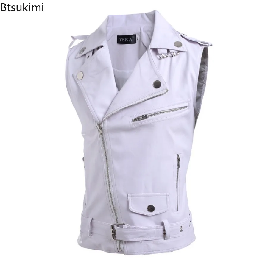 Męska kamizelka z ekoskóry na  – Leather Work Vest recenzja i cena