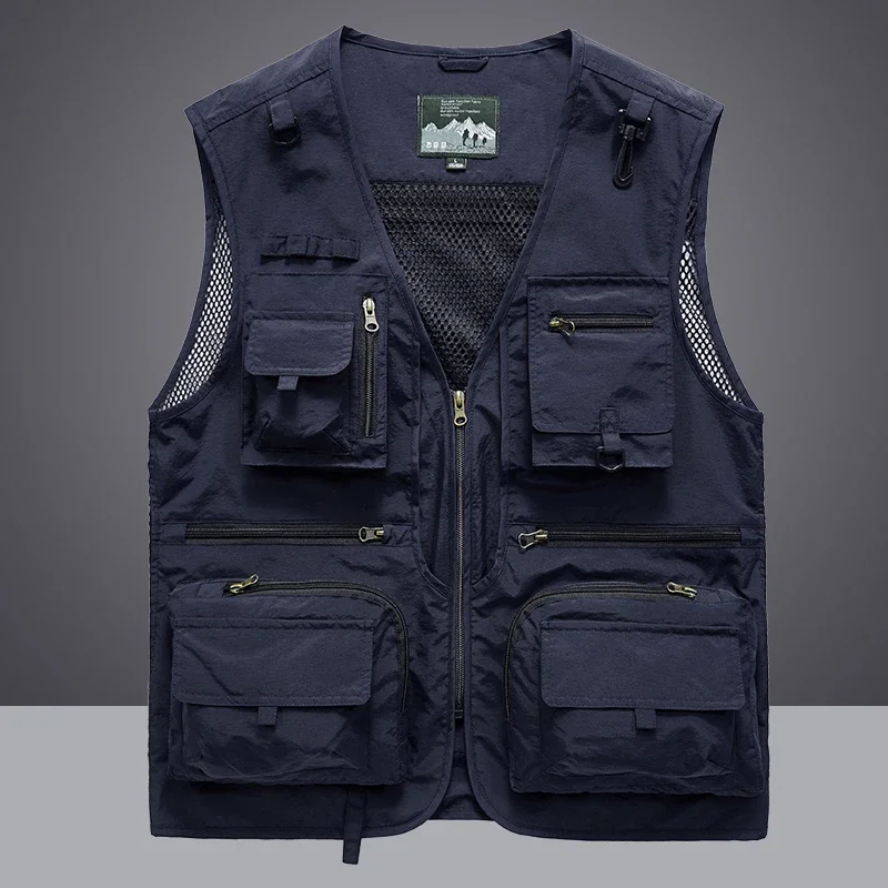 Letnia męska kamizelka robocza – Leather Work Vest recenzja i cena