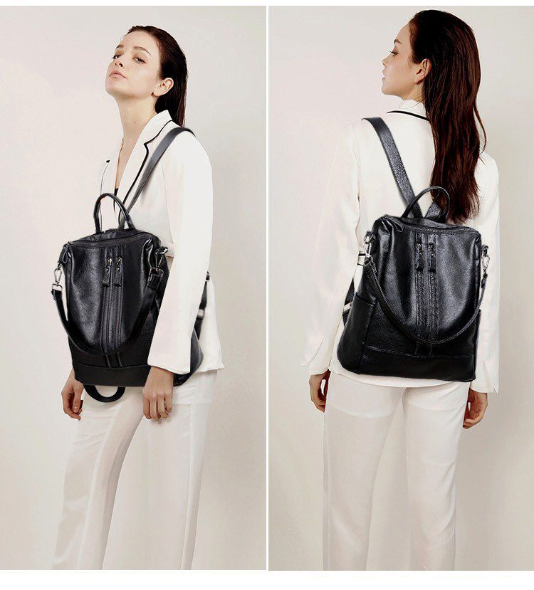Damski plecak ze skóry ekologi – Leather Work Backpack recenzja i cena