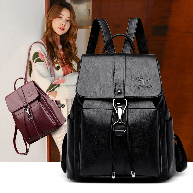 Plecak antykradzieżowy damska  – Leather Work Backpack recenzja i cena