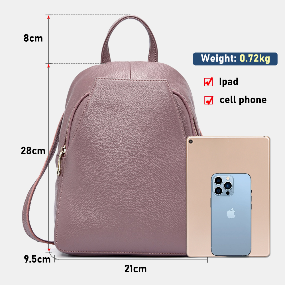 Plecak damski Zency Charm, 100 – Leather Work Backpack recenzja i cena