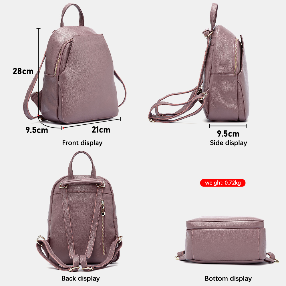 Plecak damski Zency Charm, 100 – Leather Work Backpack recenzja i cena