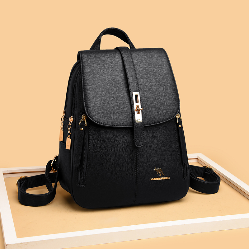 Luksusowe damskie skórzane ple – Leather Work Backpack recenzja i cena