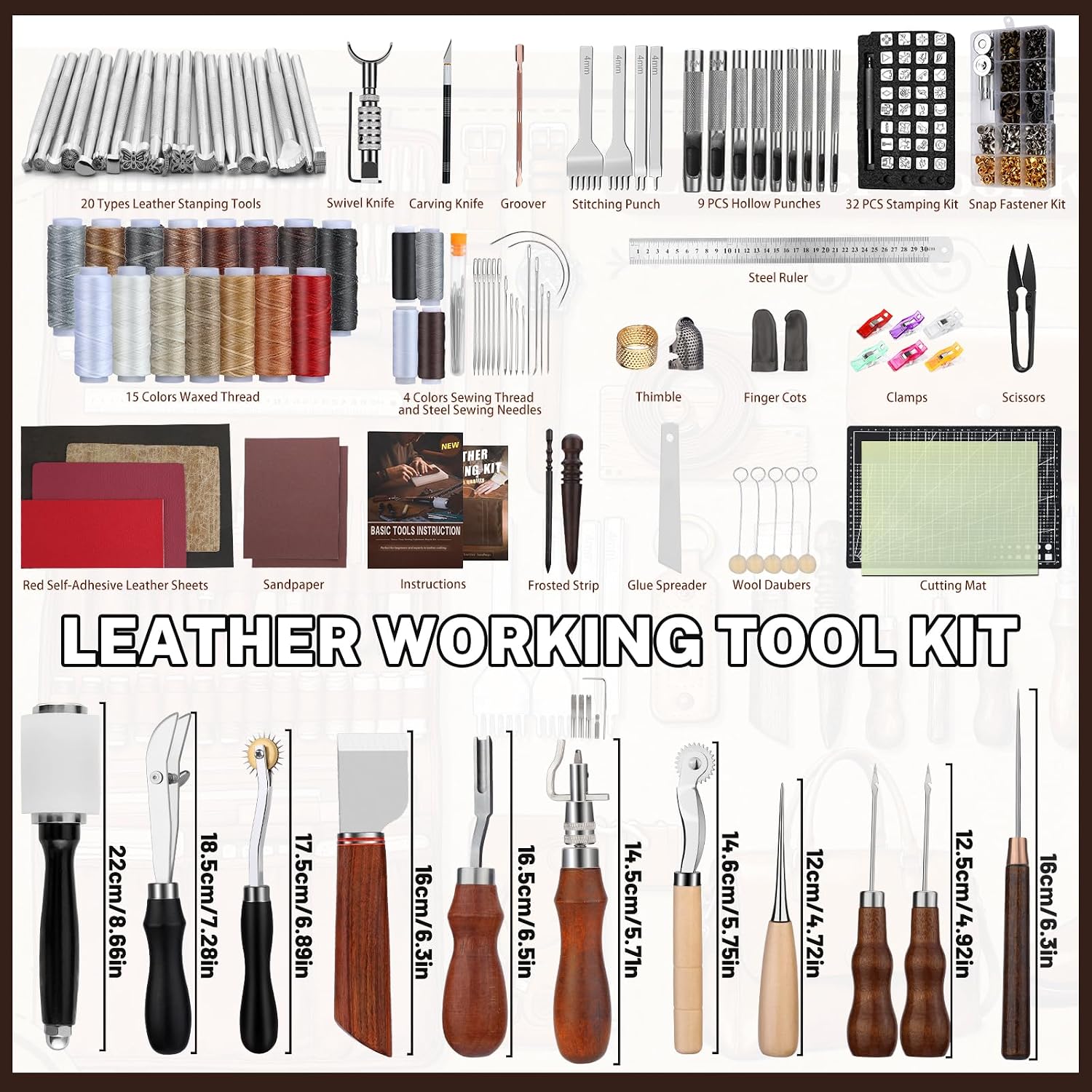 Zestaw do obróbki skóry, narzę – Leather Work Leather recenzja i cena