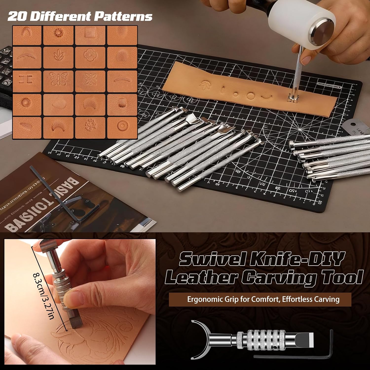 Zestaw do obróbki skóry, narzę – Leather Work Leather recenzja i cena