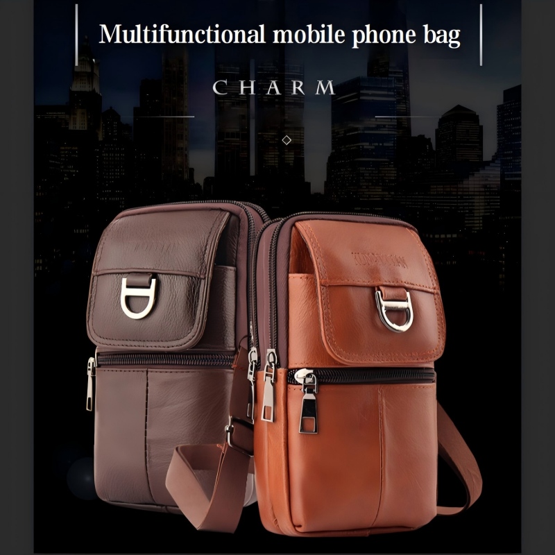 Męska skórzana torba na pas -  – Leather Work Backpack recenzja i cena
